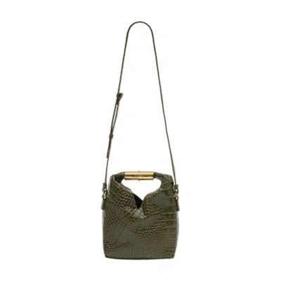 Mm6 Maison Margiela Japanese Small Crossbody In Green