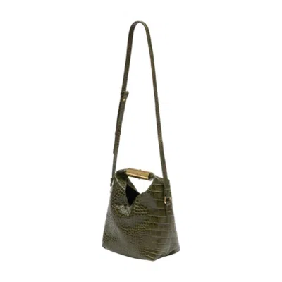 Mm6 Maison Margiela Japanese Small Crossbody In Green