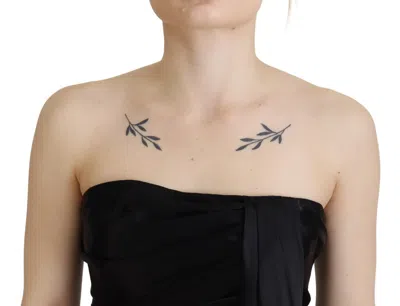 Dolce & Gabbana Black Strapless Sheath A-line Mini Dress