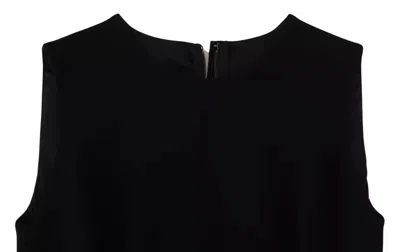 Pre-owned Dolce & Gabbana Black Women's Sheath Flare Viscose Women's Dress ()