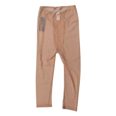 Dolce & Gabbana Brown Logo Lace Lingerie Cropped Tight Women's Underwear In Brown