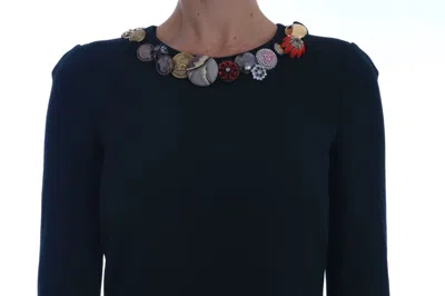 Dolce & Gabbana Crystal Green Stretch A-line Short Dress