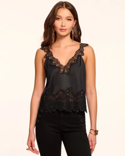 Ramy Brook Jen Lace Camisole In Black
