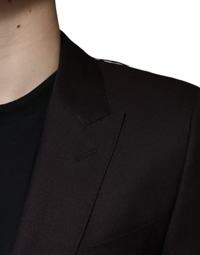 Pre-owned Dolce & Gabbana Indigo Martini Formal 2 Piece Men's Suit () In Purple