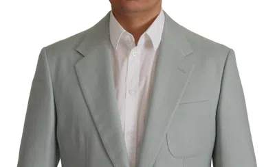 Dolce & Gabbana Green Cashmere Jacket Blazer Jacket