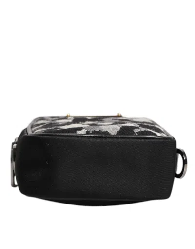 Pre-owned Dolce & Gabbana Multicolor Camouflage Jacquard Logo Plaque Crossbody Men's Bag ()