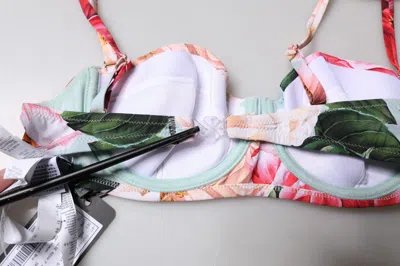 Pre-owned Dolce & Gabbana Multicolor Floral Padded Balconette Bra Women's Underwear ()