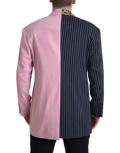 Pre-owned Dolce & Gabbana Multicolor Patchwork Single Breasted Men's Blazer ()