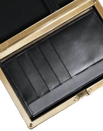 Pre-owned Dolce & Gabbana Multicolor Tweed Floral Clutch Crossbody Women's Bag ()