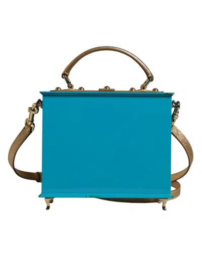 Pre-owned Dolce & Gabbana Multicolor Wood Leather Clutch Shoulder Women's Bag ()
