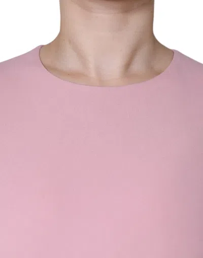 Pre-owned Dolce & Gabbana Pink A-line Viscose 3/4 Sleeves Women's Dress ()