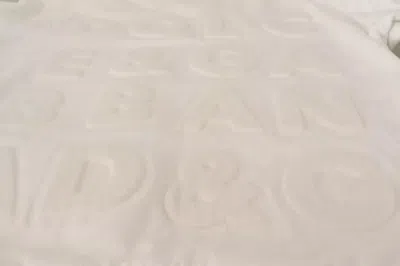 Pre-owned Dolce & Gabbana White Logo Embossed Cotton Sweatshirt Women's Sweater ()