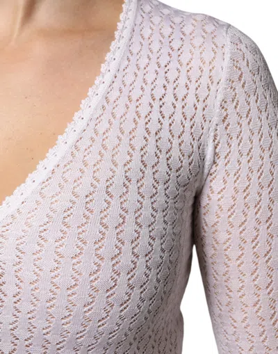 Pre-owned Dolce & Gabbana White Silk Button Down Cardigan Women's Sweater ()