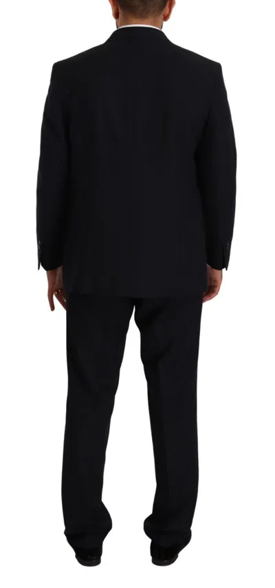 Domenico Tagliente Doico Tagliente Blue Polyester Single Breasted Formal Suit In Multi