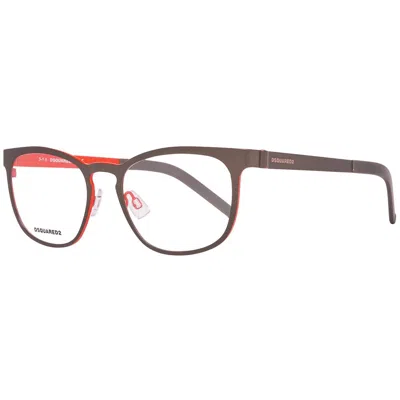 Dsquared2 Bicolor Metal Frames In Brown