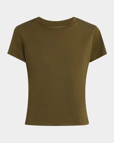 Frame Baby Tee In Green