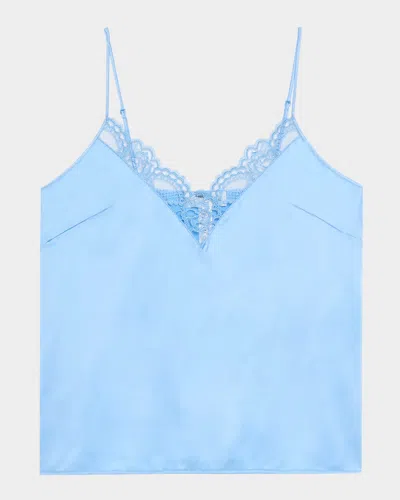 Lise Charmel Lace-trim Camisole In Blue