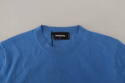 Pre-owned Dsquared2 Dsquared² Blue Wool Long Sleeves Crewneck Pullover Men's Sweater ()