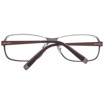Dsquared2 Brown Metal Frames In Gray