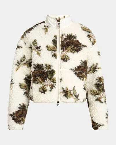 Moncler Zip-up Fleece Cardigan