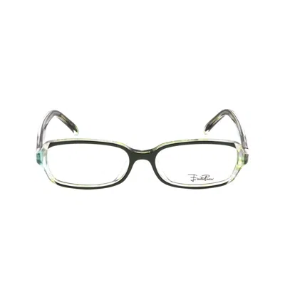Pucci Bicolor Plastic Frames In Green