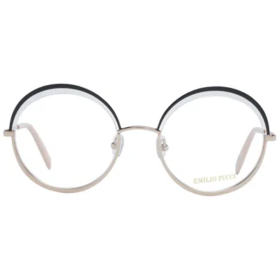 Pucci Emilio  Black Metal Glasses Women's (frames) In Brown