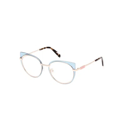 Pucci Blue Metal Frames In Multi
