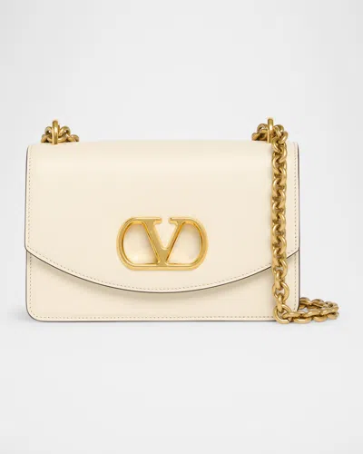 Valentino Vain Small Vlogo Leather Shoulder Bag