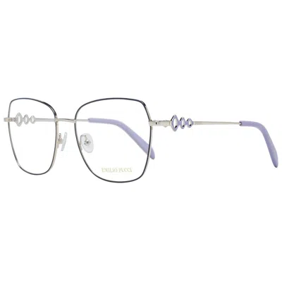 Pucci Emilio  Blue Metal Glasses Women's (frames) In Multi