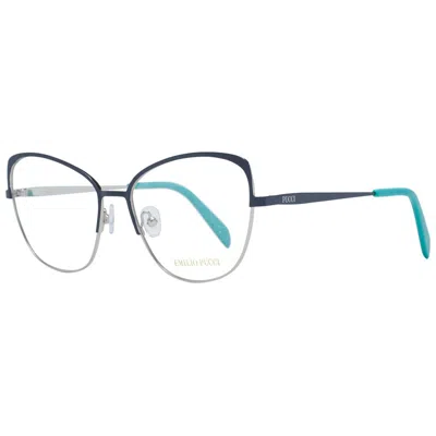 Pucci Emilio  Blue Metal Glasses Women's (frames) In Blue