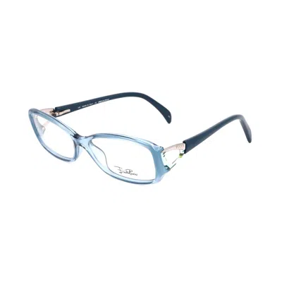 Pucci Blue Plastic Frames In Multi