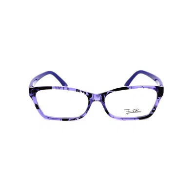 Pucci Blue Plastic Frames In Blue