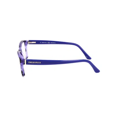 Pucci Blue Plastic Frames In Blue