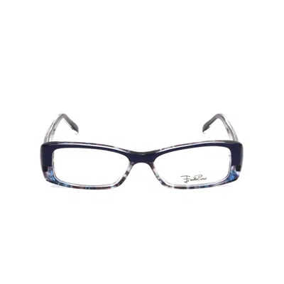 Pucci Blue Plastic Frames In Blue