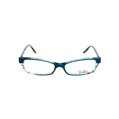 Pucci Blue Plastic Frames In Blue