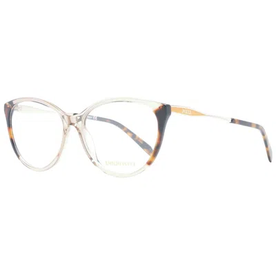 Pucci Emilio  Brown Plastic Glasses Women's (frames) In Brown