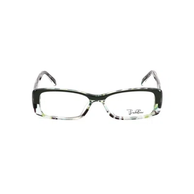Pucci Gray Plastic Frames In Black