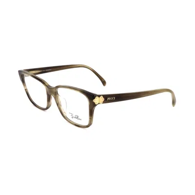 Pucci Green Plastic Frames In Brown