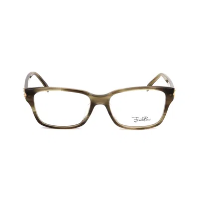 Pucci Green Plastic Frames In Brown