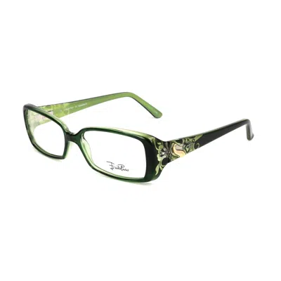 Pucci Green Plastic Frames In Multi