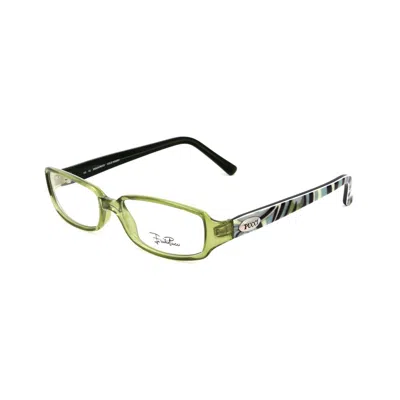 Pucci Emilio  Green Plastic Glasses Women's (frames) In Green