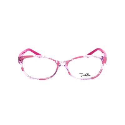 Pucci Multicolor Plastic Frames In Pink
