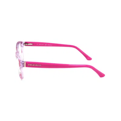 Pucci Multicolor Plastic Frames In Pink