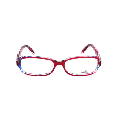 Pucci Multicolor Plastic Frames In Pink