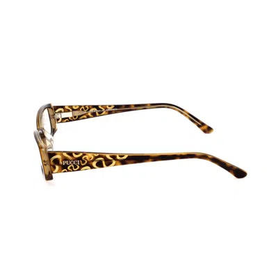 Pucci Orange Plastic Frames In Brown