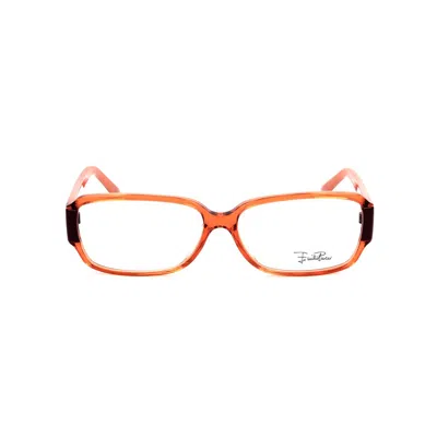 Pucci Orange Plastic Frames In Brown