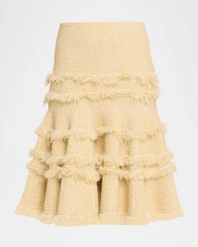 Ulla Johnson Andi Tweed High-rise Skirt