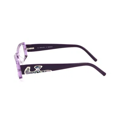 Pucci Purple Plastic Frames In Multi