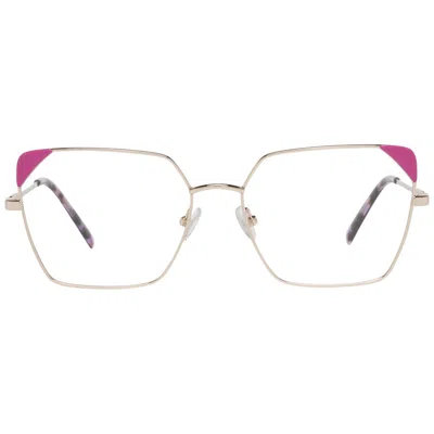 Pucci Emilio  Rose Gold Metal & Plastic Glasses Women's (frames) In Gold
