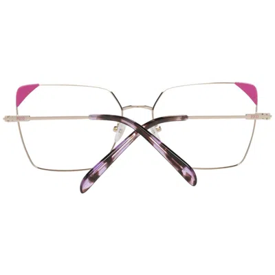 Pucci Emilio  Rose Gold Metal & Plastic Glasses Women's (frames) In Gold